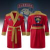 Florida Panthers Fleece Bathrobe Luxurious Comfort Beachrobe BRP1174