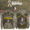 Florida State Seminoles 2025 Salute To Service Unisex Performance Hoodie