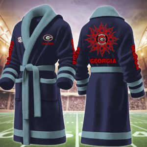 Georgia Bulldog NCAA Personalized Fleece Bathrobe