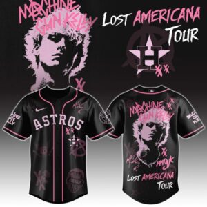Houston Astros x MGK " The Lost Americana Tour " Baseball Jersey