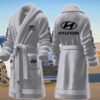 Hyundai Motocycles Personalized Fleece Bathrobe