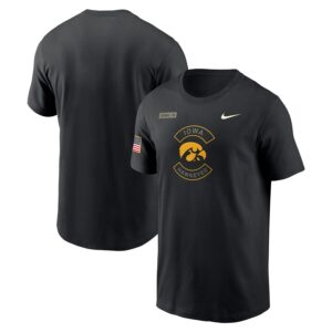 Iowa Hawkeyes Nike 2025 Military Appreciation Dri-FIT T-Shirt - Black