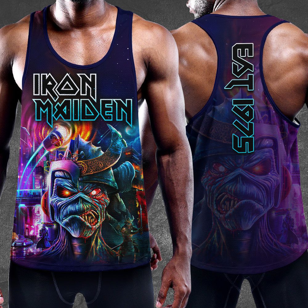 Iron-Maiden-Y-Back-Muscle-Tank-Top-MCT1052 Iron Maiden Y-Back Muscle Tank Top MCT1052
