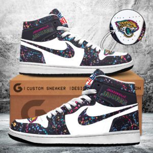 Jacksonville Jaguars Crucial Catch 2025 AJ1 High Top Sneaker