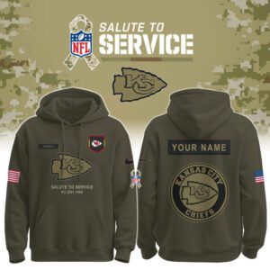 Kansas City Chiefs Football x 2025 Salute to Service Special Hoodie