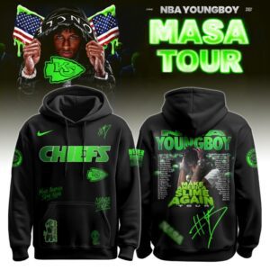 Kansas City Chiefs x NBA YoungBoy Never Broke Again "Masa Tour" Baseball Jersey