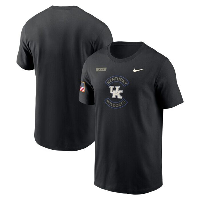Kentucky Wildcats Nike 2025 Military Appreciation Dri-FIT T-Shirt - Black