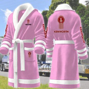 Kenworth Motocycles Personalized Fleece Bathrobe