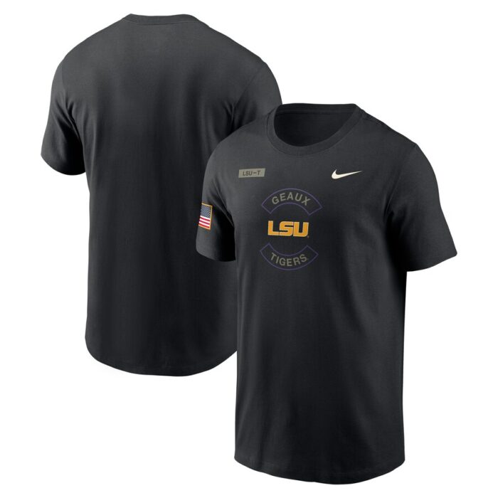 LSU Tigers Nike 2025 Military Appreciation Dri-FIT T-Shirt - Black