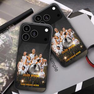 Las Vegas Aces 2025 WNBA Champions Phone Case GNE5029