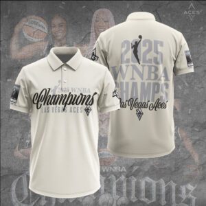Las Vegas Aces 2025 WNBA Finals Champions Unisex Performance Polo Shirt GNE5103