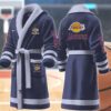 Los Angeles Lakers NBA Personalized Fleece Bathrobe