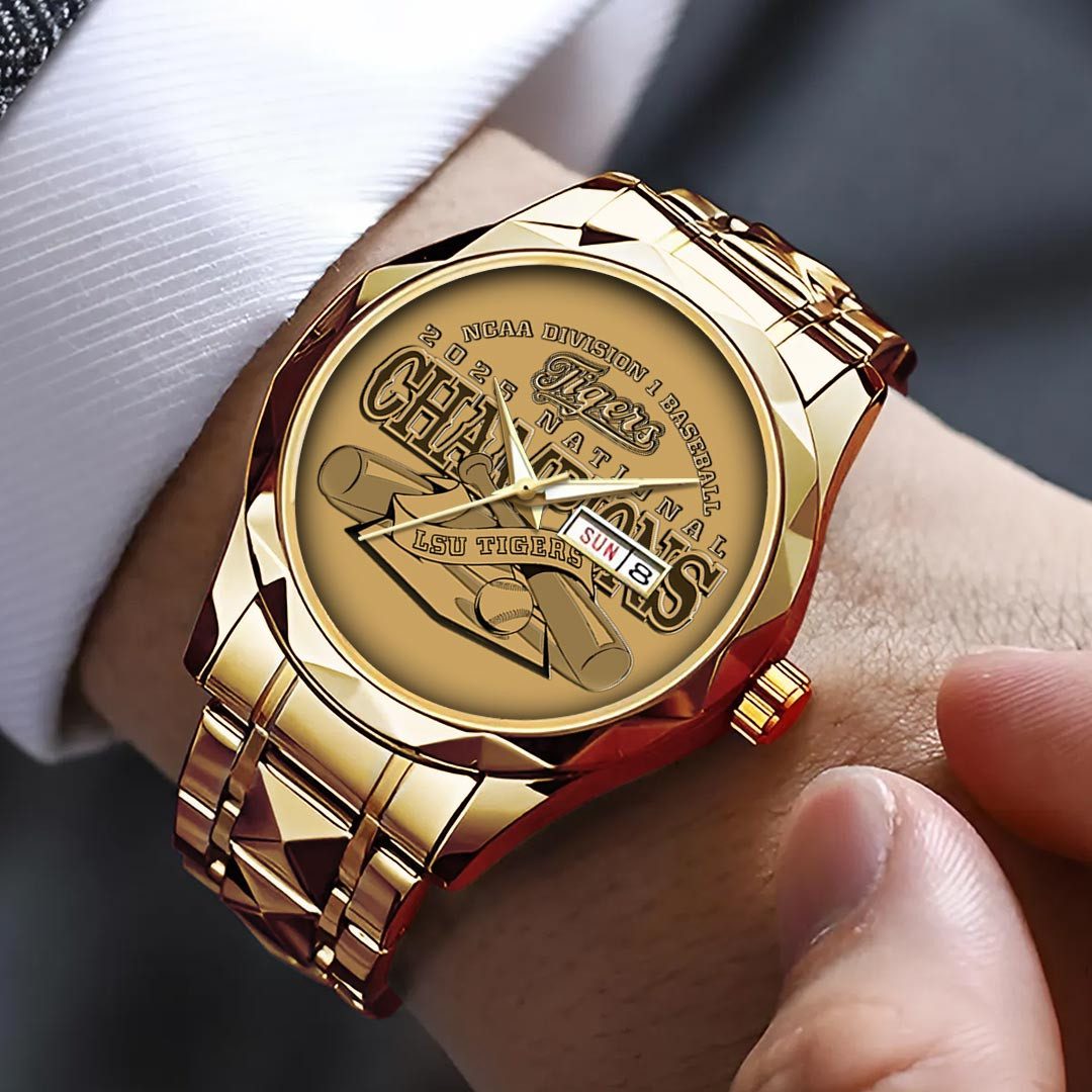 Lsu-Tigers-Baseball-Alloy-Luxury-Quartz-Watch-LWW1033-1