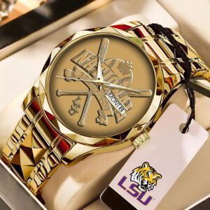 Lsu Tigers Baseball Alloy Luxury Quartz Watch LWW1035