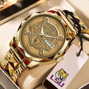 Lsu Tigers Baseball Alloy Luxury Quartz Watch LWW1036