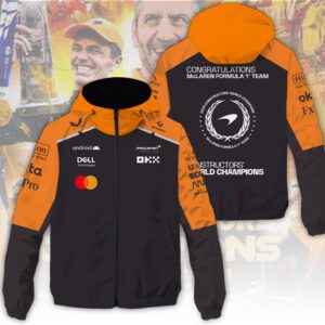 McLaren Formula 1 Team 2025 3D Windbreaker Jacket VGN1002