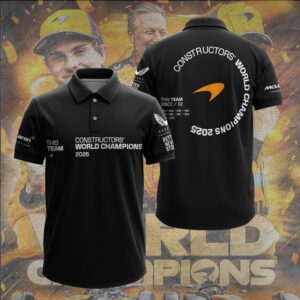 McLaren Formula 1 Team 2025 Constructors' 10 Times Polo Shirt VGN1130