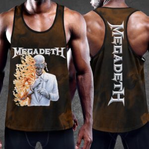 Megadeth Band Y-Back Muscle Tank Top MCT1045