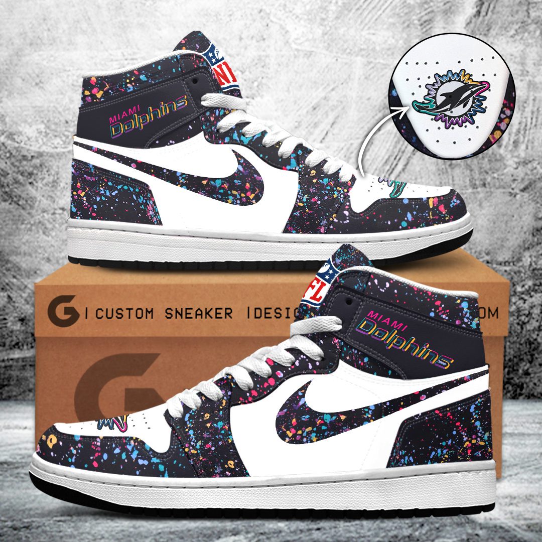 Miami-Dolphins-Crucial-Catch-2025-AJ1-High-Top-Sneaker Miami Dolphins Crucial Catch 2025 AJ1 High Top Sneaker