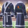 Miami Hurricanes NCAA Personalized Fleece Bathrobe
