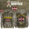 Mississippi State Bulldogs 2025 Salute To Service Unisex Performance Hoodie