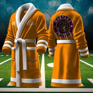Montana Grizzlies NCAA Personalized Fleece Bathrobe