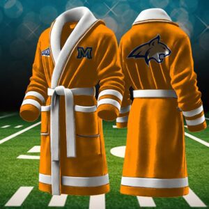 Montana State Bobcats NCAA Personalized Fleece Bathrobe