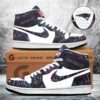 New England Patriots Crucial Catch 2025 AJ1 High Top Sneaker