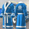 New Holland Motocycles Personalized Fleece Bathrobe