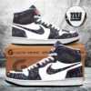 New York Giants Crucial Catch 2025 AJ1 High Top Sneaker