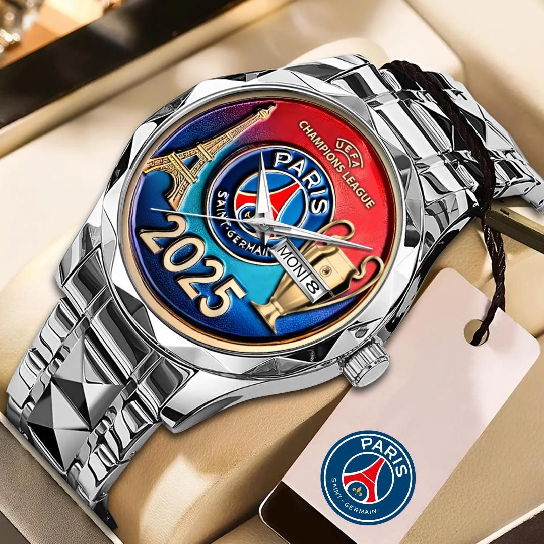 Paris-Saint-Germain-Alloy-Luxury-Quartz-Watch-LWW1020-1