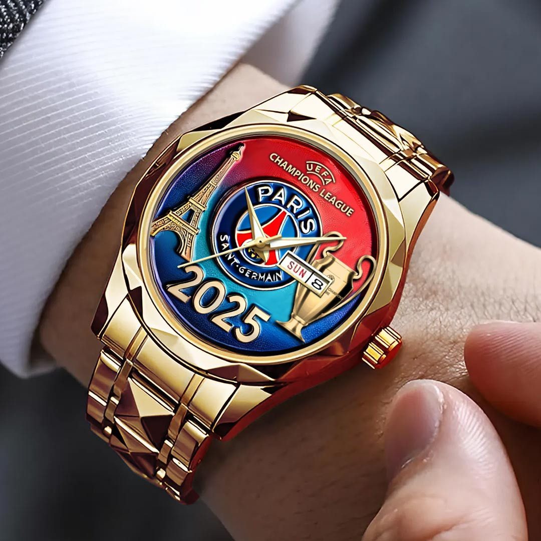 Paris-Saint-Germain-Alloy-Luxury-Quartz-Watch-LWW1020-2