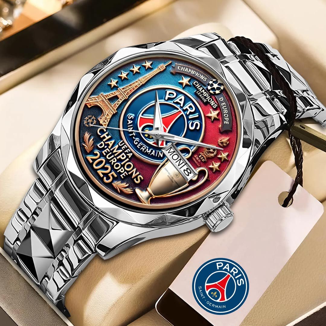 Paris-Saint-Germain-Alloy-Luxury-Quartz-Watch-LWW1023-1