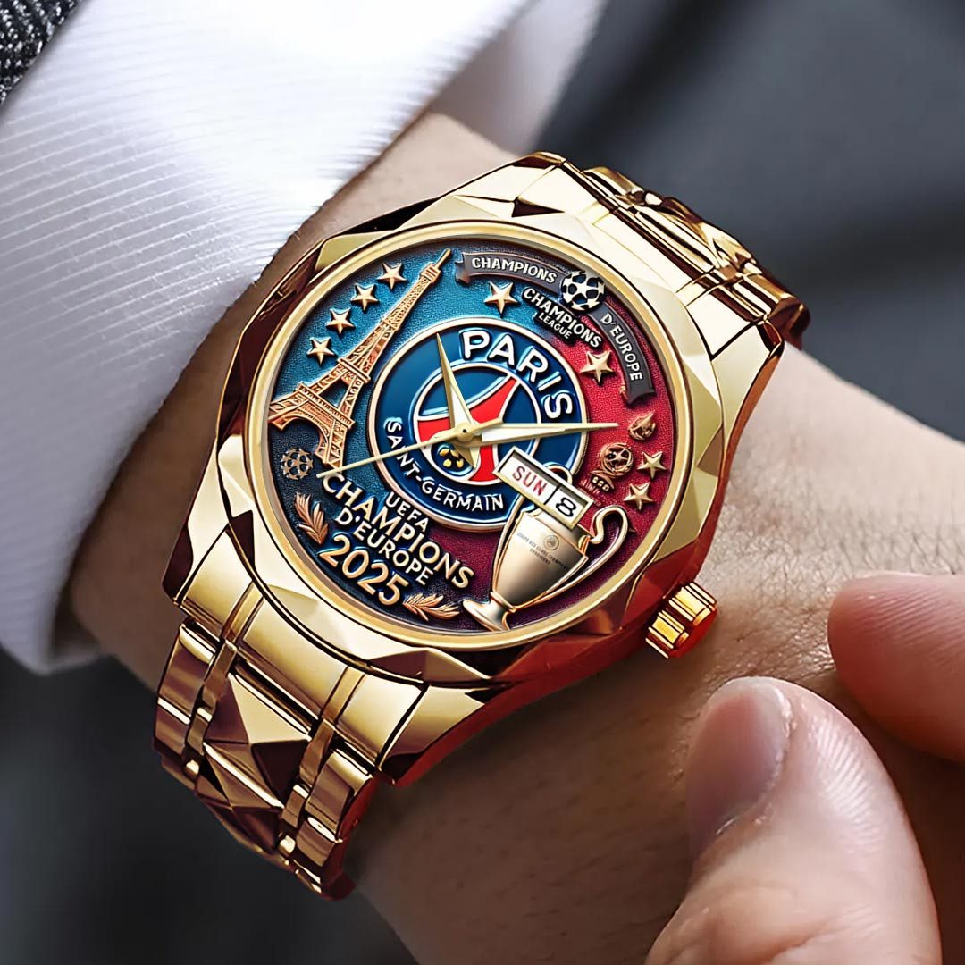 Paris-Saint-Germain-Alloy-Luxury-Quartz-Watch-LWW1023-2