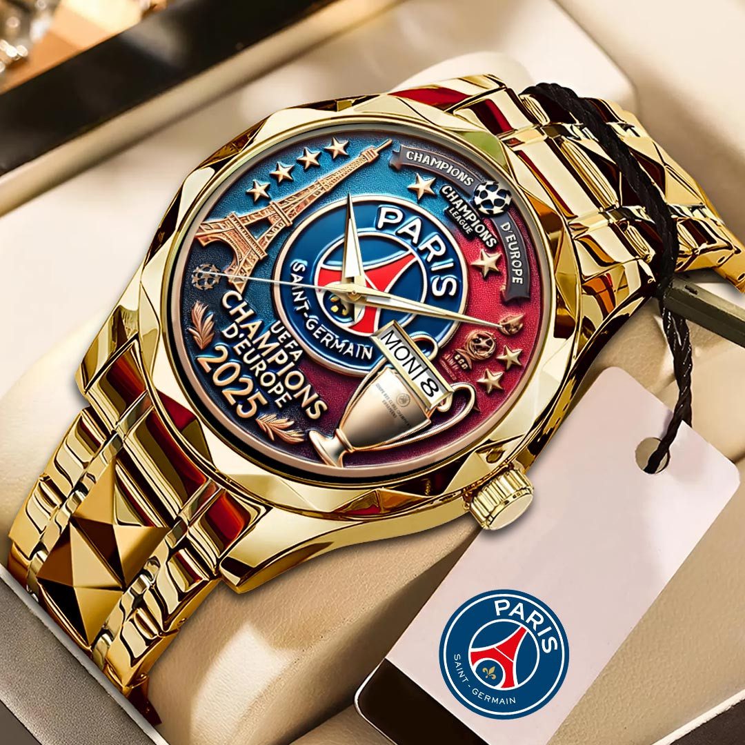 Paris-Saint-Germain-Alloy-Luxury-Quartz-Watch-LWW1023 Paris Saint-Germain Alloy Luxury Quartz Watch LWW1023