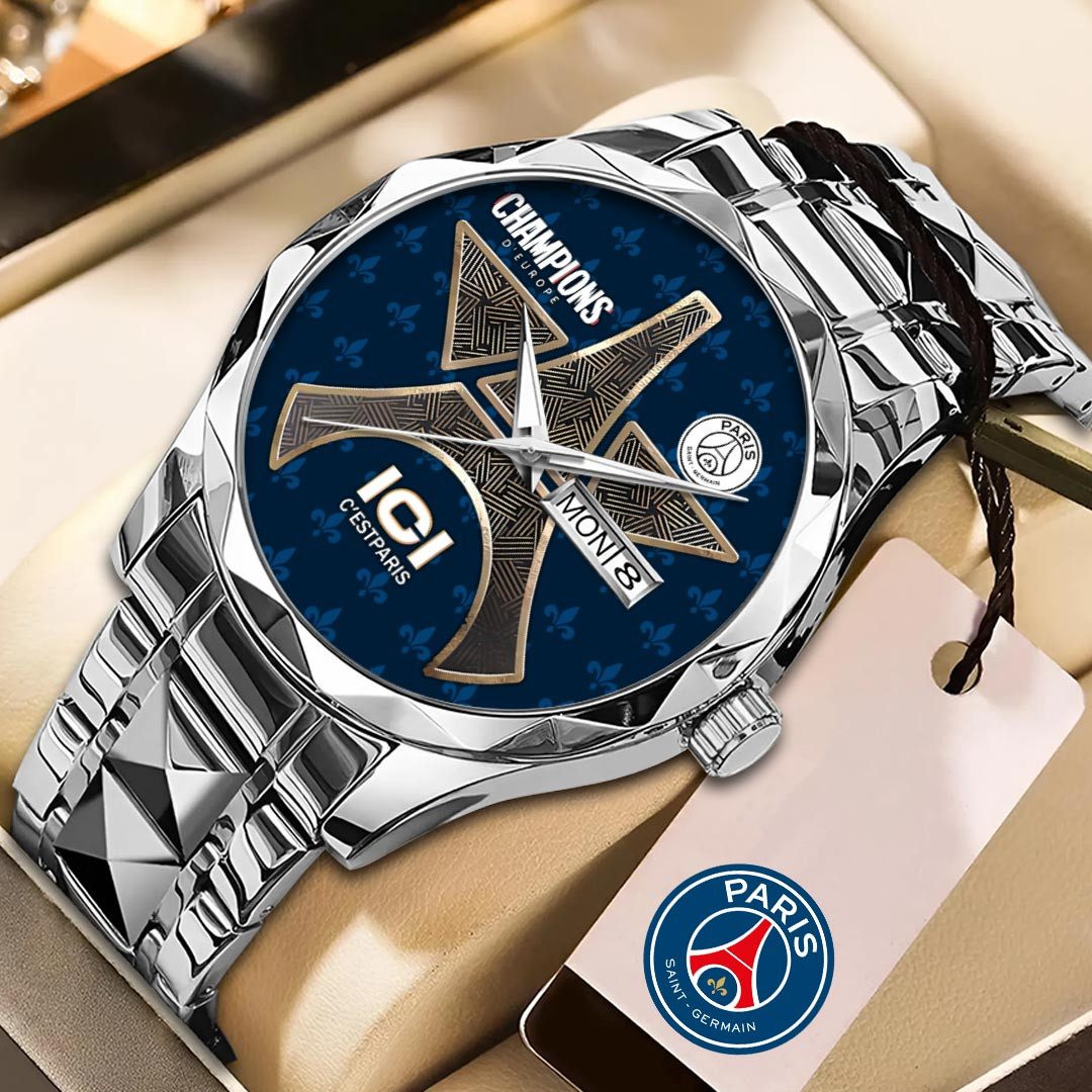 Paris-Saint-Germain-Alloy-Luxury-Quartz-Watch-LWW1026-1