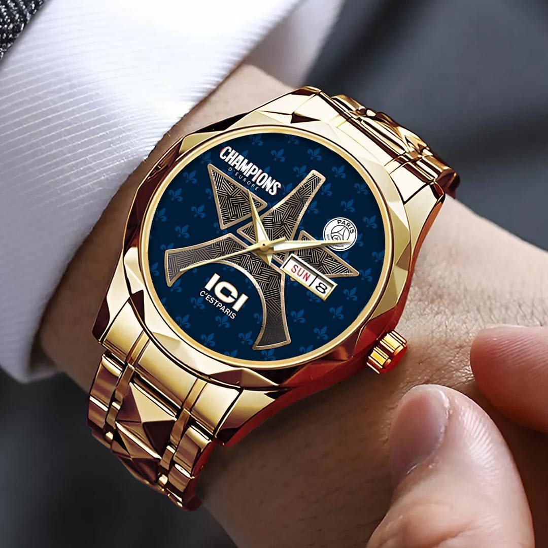 Paris-Saint-Germain-Alloy-Luxury-Quartz-Watch-LWW1026-2