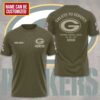 Personalized Green Bay Packers x Salute To Service Unisex Performance T-Shirt
