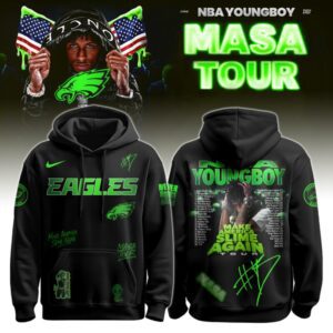 Philadelphia Eagles x NBA YoungBoy Masa Tour Hoodie