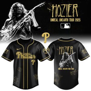Philadelphia Phillies x Hozier "Unreal Unearth Tourr" Baseball Jersey