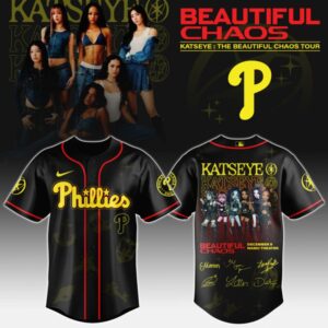 Philadelphia Phillies x Katseye "The Beautiful Chaos Tour" Baseball Jersey
