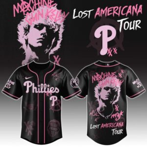 Philadelphia Phillies x MGK " The Lost Americana Tour " Baseball Jersey