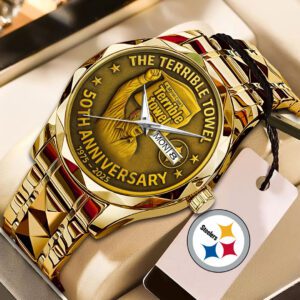 Pittsburgh Steelers Alloy Luxury Quartz Watch LWW1037