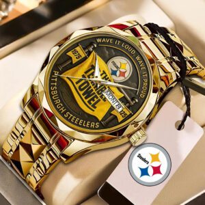 Pittsburgh Steelers Alloy Luxury Quartz Watch LWW1039