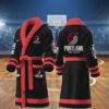Portland Trail Blazers NBA Personalized Fleece Bathrobe