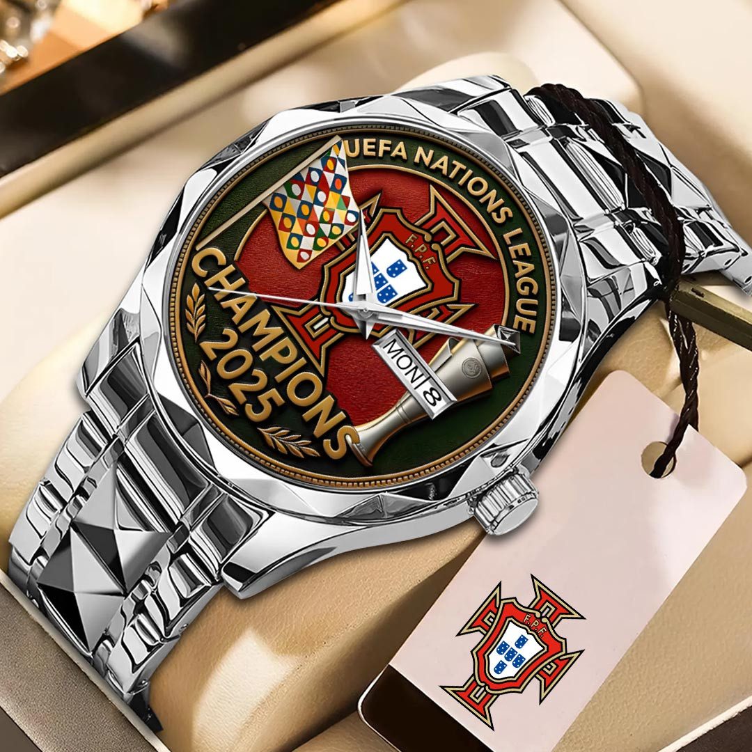 Portugal-National-Football-Team-Alloy-Luxury-Quartz-Watch-LWW1017-1