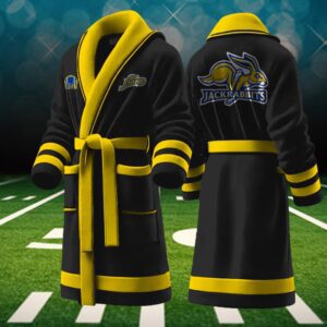 South Dakota State Jackrabbits NCAA Personalized Fleece Bathrobe