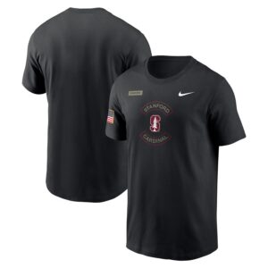 Stanford Cardinal Nike 2025 Military Appreciation Dri-FIT T-Shirt - Black