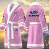 Subaru Motocycles Personalized Fleece Bathrobe