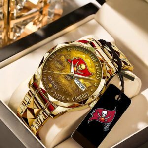 Tampa Bay Buccaneers 50th Anniversary 2025 Alloy Luxury Quartz Watch ALW1009